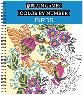 Jocuri pentru creier - Colorează după număr: Păsări - Brain Games - Color by Number: Birds