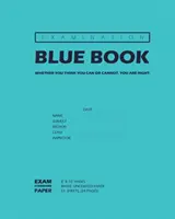 Examination Blue Book, Wide Ruled, 12 sheets (24 Pages), Blank Lined, Write-in Booklet (Royal Blue) - Examination Blue Book, Wide Ruled, 12 Sheets (24 Pages), Blank Lined, Write-in Booklet (Royal Blue)