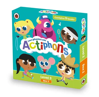Actiphons Level 3 Box 2: Books 9-19 - Învață fonică și fii activ cu Actiphons! - Actiphons Level 3 Box 2: Books 9-19 - Learn phonics and get active with Actiphons!