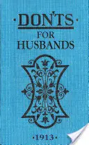 Sfaturi pentru soți - Don'ts for Husbands