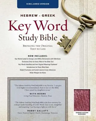 Biblia de studiu cu cuvinte-cheie ebraico-grecești-KJV: Înțelesuri cheie în Cuvântul lui Dumnezeu - Hebrew-Greek Key Word Study Bible-KJV: Key Insights Into God's Word