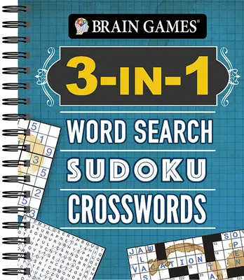 Brain Games - 3-In-1: Căutare de cuvinte, Sudoku, Cuvinte încrucișate - Brain Games - 3-In-1: Word Search, Sudoku, Crosswords