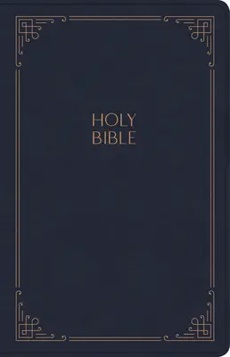 Biblie de referință KJV de dimensiuni personale cu tipar mare, Navy Leathertouch Indexată - KJV Large Print Personal Size Reference Bible, Navy Leathertouch Indexed