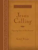 Jesus Calling, text mare maro Leathersoft, cu scripturi complete: Bucurându-ne de pace în prezența Sa - Jesus Calling, Large Text Brown Leathersoft, with Full Scriptures: Enjoying Peace in His Presence