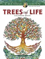 Creative Haven Trees of Life Carte de colorat - Creative Haven Trees of Life Coloring Book
