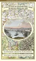 Colecția de patru hărți istorice ale Devon din 1611-1851 - Collection of Four Historic Maps of Devon from 1611-1851