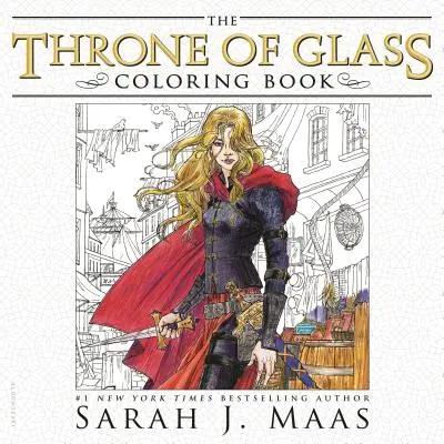 Cartea de colorat Tronul de sticlă - The Throne of Glass Coloring Book