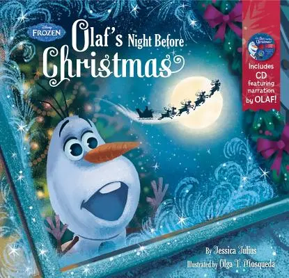 Cartea și CD-ul Frozen Olaf's Night Before Christmas - Frozen Olaf's Night Before Christmas Book & CD