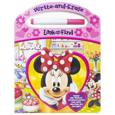 Disney Minnie Mouse - Scrie și șterge, caută și găsește [cu marker] - Disney Minnie Mouse - Write-And-Erase Look and Find [With Marker]