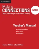 Making Connections Intro Teacher's Manual: Competențe și strategii pentru lectura academică - Making Connections Intro Teacher's Manual: Skills and Strategies for Academic Reading