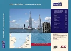 Imray 2120 Marea Nordului - de la Nieuwpoort la Den Helder Hartă Atlas 2020 - de la Nieuwpoort la Den Helder (inclusiv fișa de planificare a trecerii prin Marea Nordului) - Imray 2120 North Sea - Nieuwpoort to Den Helder Chart Atlas 2020 - Nieuwpoort to Den Helder (including North Sea Passage Planning sheet)