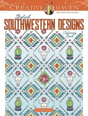 Carte de colorat Creative Haven Stylish Southwestern Designs - Creative Haven Stylish Southwestern Designs Coloring Book