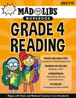 Caiet de lucru Mad Libs: Grade 4 Reading - Mad Libs Workbook: Grade 4 Reading