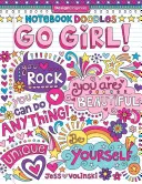 Notebook Doodles Go Girl! Carte de colorat și activități - Notebook Doodles Go Girl!: Coloring & Activity Book