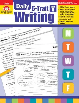 Scriere zilnică cu 6 trăsături, clasa 6+ - Daily 6-Trait Writing Grade 6+