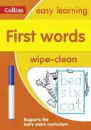 Primele cuvinte: Carte de activități de șters - First Words: Wipe-Clean Activity Book