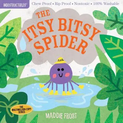 Indestructibles: Păianjenul Itsy Bitsy: Rezistent la mestecare - Rezistent la rupere - Nontoxic - 100% lavabil - Indestructibles: The Itsy Bitsy Spider: Chew Proof - Rip Proof - Nontoxic - 100% Washable
