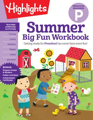Carte de lucru Summer Big Fun Pregătire preșcolară - Summer Big Fun Workbook Preschool Readiness