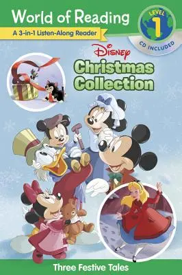 Disney Christmas Collection 3-In-1 Listen-Along Reader: Trei povești festive [Cu CD audio] - Disney Christmas Collection 3-In-1 Listen-Along Reader: Three Festive Tales [With Audio CD]