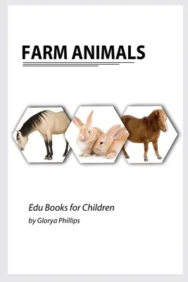 Animale de fermă: Montessori real Farm Animals book, biți de inteligență pentru bebeluși și copii mici, carte pentru copii, resurse de învățare - Farm Animals: Montessori real Farm Animals book, bits of intelligence for baby and toddler, children's book, learning resources