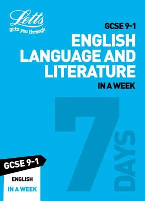 GCSE 9-1 Limba și literatura engleză într-o săptămână - Ideal pentru învățarea acasă, examene 2022 și 2023 - GCSE 9-1 English Language and Literature In A Week - Ideal for Home Learning, 2022 and 2023 Exams