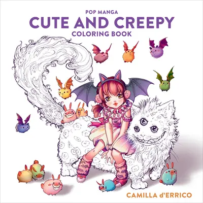 Pop Manga Cute and Creepy Carte de colorat - Pop Manga Cute and Creepy Coloring Book