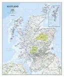 National Geographic: Scoția Hartă clasică de perete (30 X 36 Inches) - National Geographic: Scotland Classic Wall Map (30 X 36 Inches)