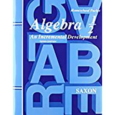 Saxon Algebra 1/2 Answer Key & Tests Ediția a treia - Saxon Algebra 1/2 Answer Key & Tests Third Edition