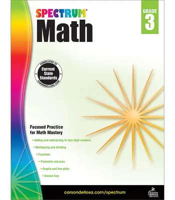 Spectrum Math Workbook, clasa 3 - Spectrum Math Workbook, Grade 3