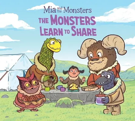MIA și Monștrii: Monștrii învață să împartă: Ediția în limba engleză - MIA and the Monsters: The Monsters Learn to Share: English Edition