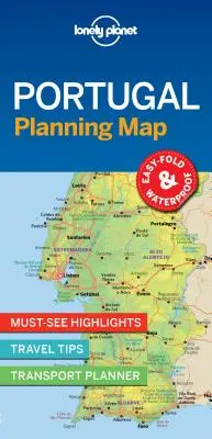 Lonely Planet Portugalia Hartă de planificare 1 - Lonely Planet Portugal Planning Map 1