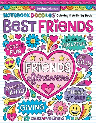 Notebook Doodles Best Friends: Carte de colorat și activități - Notebook Doodles Best Friends: Coloring & Activity Book