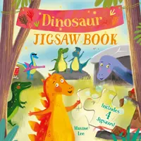 Dinosaur Jigsaw Book - Include 4 puzzle-uri! - Dinosaur Jigsaw Book - Includes 4 Jigsaws!