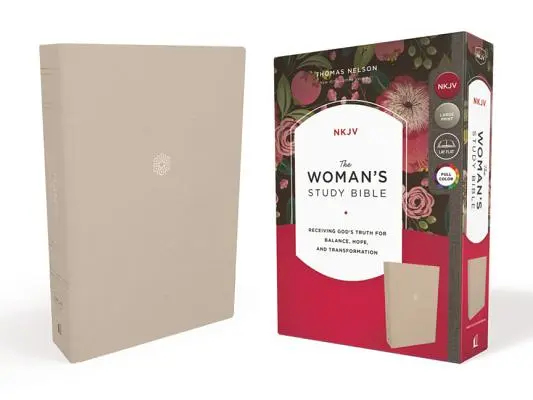 The Nkjv, Woman's Study Bible, Cloth Over Board, Cream, Full-Color: Primirea adevărului lui Dumnezeu pentru echilibru, speranță și transformare - The Nkjv, Woman's Study Bible, Cloth Over Board, Cream, Full-Color: Receiving God's Truth for Balance, Hope, and Transformation