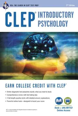 Clep(r) Introducere în psihologie Carte + Online - Clep(r) Introductory Psychology Book + Online