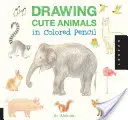 Desenarea animalelor drăguțe în creion colorat - Drawing Cute Animals in Colored Pencil