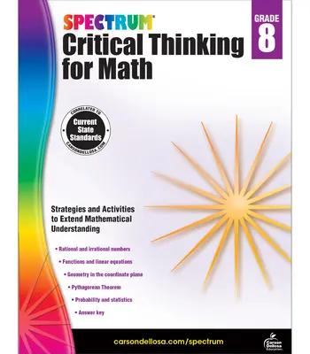Spectrum Critical Thinking for Math, clasa 8 - Spectrum Critical Thinking for Math, Grade 8