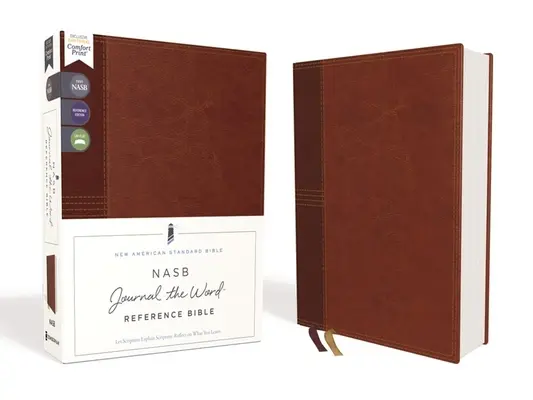 Nasb, Journal the Word Reference Bible, Leathersoft Over Board, Brown, Red Letter Edition, 1995 Text, Comfort Print: Lasă Scriptura să explice Scriptura. - Nasb, Journal the Word Reference Bible, Leathersoft Over Board, Brown, Red Letter Edition, 1995 Text, Comfort Print: Let Scripture Explain Scripture.
