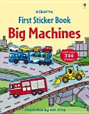 Prima carte de abțibilduri Mașini mari - First Sticker Book Big Machines