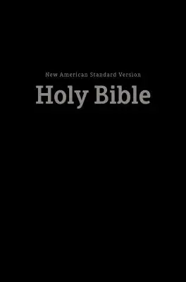Nasb, Pew and Worship Bible, copertă cartonată, negru, text 1995, imprimare confortabilă - Nasb, Pew and Worship Bible, Hardcover, Black, 1995 Text, Comfort Print