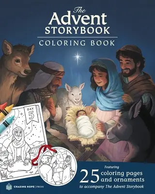 Cartea de colorat Advent Storybook - The Advent Storybook Coloring Book