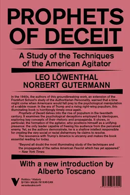 Prophets of Deceit: A Study of the Techniques of the American Agitator