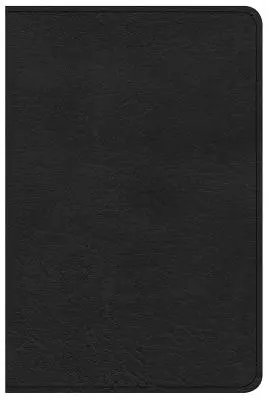 Biblia de referință compactă KJV cu caractere mari, negru Leathertouch - KJV Large Print Compact Reference Bible, Black Leathertouch