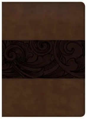 Biblia de studiu CSB, piele-touch mahon - CSB Study Bible, Mahogany Leathertouch