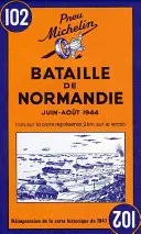 Hartă Michelin Bătălia din Normandia 102 - Michelin Map Battle of Normandy 102