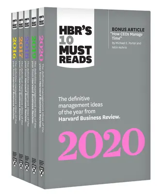 5 ani de lecturi obligatorii de la Hbr: ediția 2020 (5 cărți) - 5 Years of Must Reads from Hbr: 2020 Edition (5 Books)