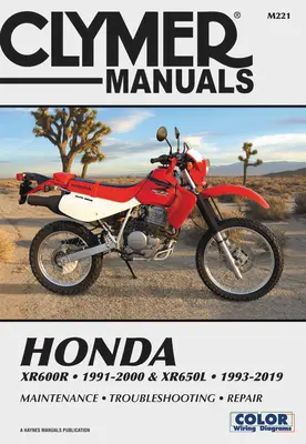 Honda Xr600r - 1991-2000 & Xr650l - 1993-2019 Manual Clymer: Întreținere - Depanare - Reparații - Honda Xr600r - 1991-2000 & Xr650l - 1993-2019 Clymer Manual: Maintenance - Troubleshooting - Repair