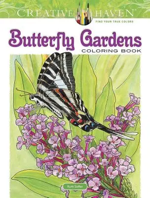 Carte de colorat Creative Haven Butterfly Gardens - Creative Haven Butterfly Gardens Coloring Book