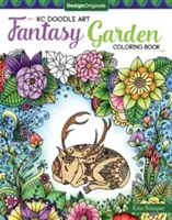 KC Doodle Art Fantasy Garden Carte de colorat - KC Doodle Art Fantasy Garden Coloring Book