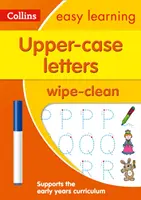Literele majuscule: Carte de activități de șters - Upper Case Letters: Wipe-Clean Activity Book
